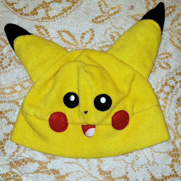 Pokemon Pikachu Hat Beanie Costume